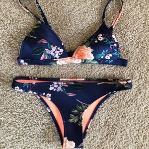 Triangl Floral Bikini Set